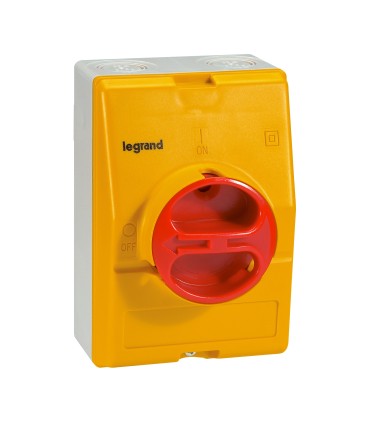 Interrupteur de proximité 4P neutre G - 20 A