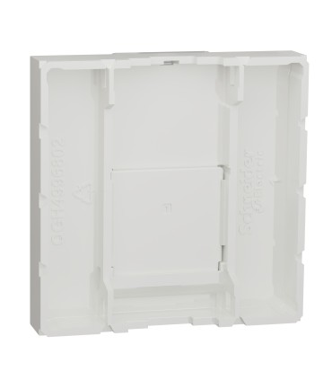 Unica prise RJ45 S-One - 2 mod - Blanc - méca seul