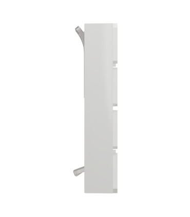 Unica prise RJ45 S-One - 2 mod - Blanc - méca seul