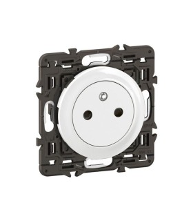 Prise 2P+T Céliane Surface Confort bornes automatiques Blanc