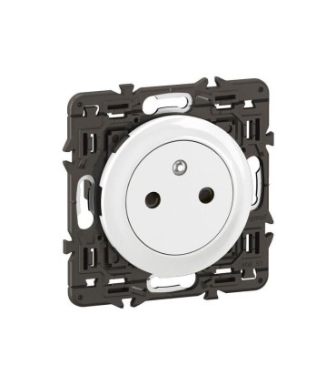 Prise 2P+T Céliane Surface Confort bornes automatiques Blanc