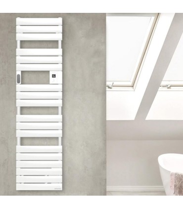 Adelis étroit Radiateur sèche-serviettes digital connecté 1750W Blanc
