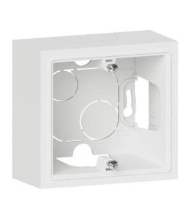 Dooxie Cadre saillie 1 poste blanc