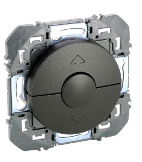Dooxie Poussoir commande volets roulants noir