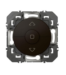 Dooxie Poussoir commande volets roulants - noir mat