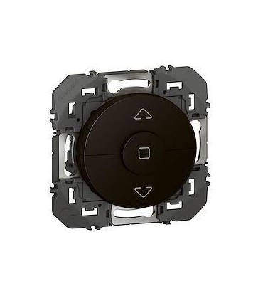 Dooxie Poussoir commande volets roulants - noir mat