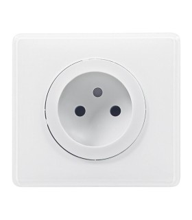 Céliane Prise sans terre avec plaque Blanc