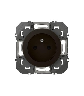 Prise de courant 2P+T à puits dooxie 16A - noir