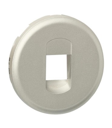 Prise HP simple complète Legrand Céliane Alu Métal