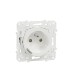 Wiser Odace  Prise 2P+T connectée 16A - zigbee - Blanc