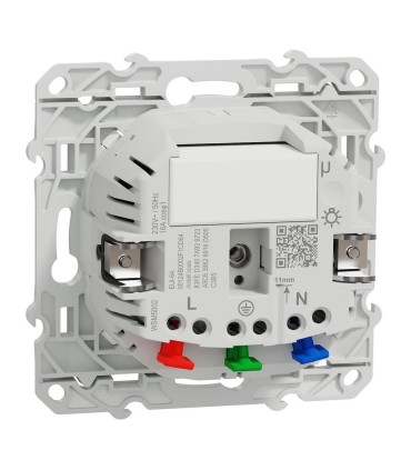 Wiser Odace  Prise 2P+T connectée 16A - zigbee - Blanc