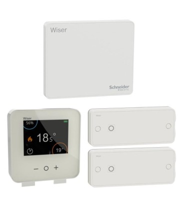 Wiser kit thermostat connecté pour radiateurs électriques- Génération 2