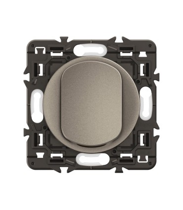 Poussoir Céliane enjoliveur Titanium avec support