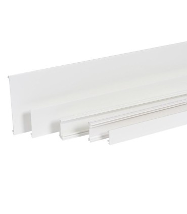 Ensemble de 3 couvercles et 2 cloisons pour goulotte GTL DRIVIA 18ACCESS réf 030105 longueur 2,60m