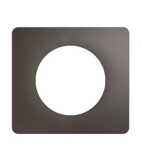 Céliane Plaque de finition 1 poste - Gris Cendré