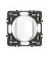 Céliane Interrupteur lumineux 10AX enjoliveur Blanc, support et voyant