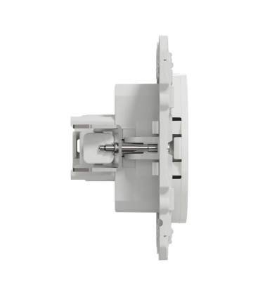 Odace prise 2P+T blanc, à griffes, 4 connexions rapides par pôle