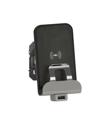 Chargeur à induction + chargeur USB Type A Dooxie finition métallisée
