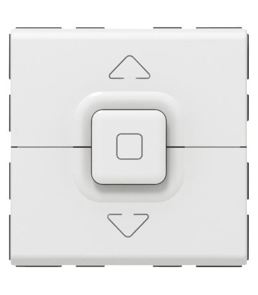 Mosaic Interrupteur individuel de volets roulants 2 modules Blanc