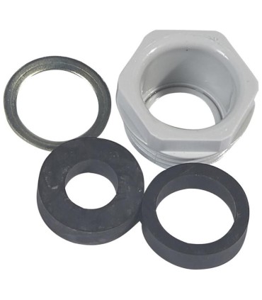Plexo Presse étoupe multi câble PG16 Ø 7mm à Ø 14mm  composable IP55 gris