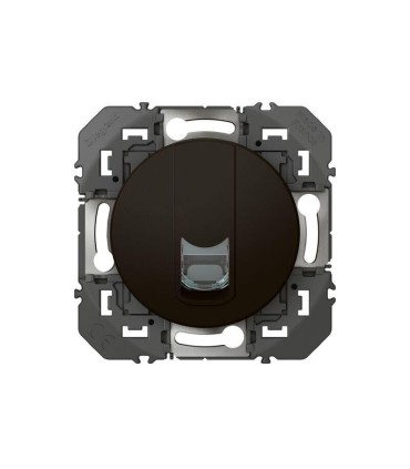 Dooxie Prise RJ45 multimédia Catégorie6 STP noir mat