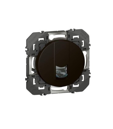 Dooxie Prise RJ45 multimédia Catégorie6 STP noir mat