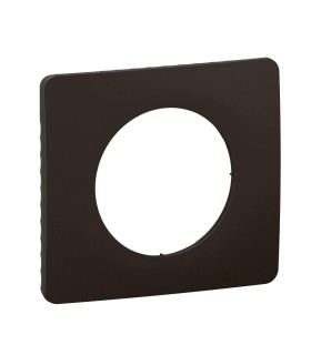 Plaque Céliane 1 poste Noir Mat