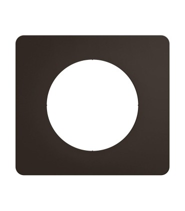 Plaque Céliane 1 poste Noir Mat