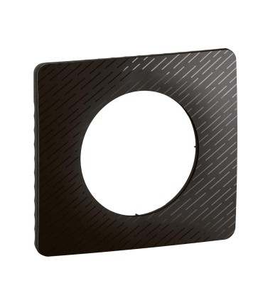 Plaque Céliane 1 poste Noir Météore