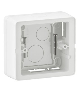 Cadre saillie Céliane 1 poste livré avec vis - Blanc