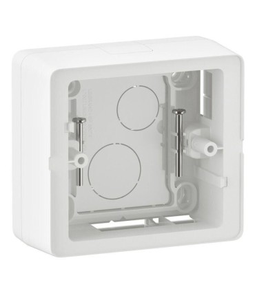Cadre saillie Céliane 1 poste livré avec vis - Blanc
