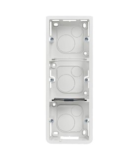 Mosaic Cadre saillie profondeur 40mm pour 3x2 modules en montage vertical - A utiliser avec le support Batibox référence