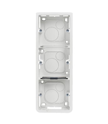 Mosaic Cadre saillie profondeur 40mm pour 3x2 modules en montage vertical - A utiliser avec le support Batibox référence 