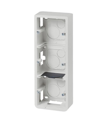 Mosaic Cadre saillie profondeur 40mm pour 3x2 modules en montage vertical - A utiliser avec le support Batibox référence 