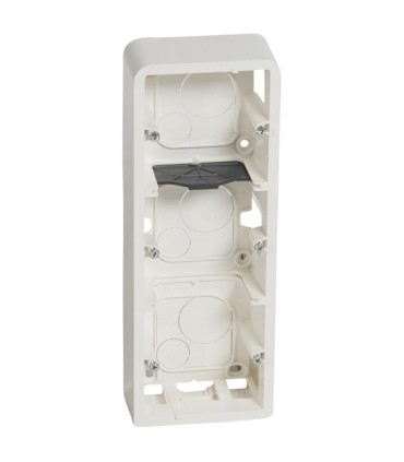 Mosaic Cadre saillie profondeur 40mm pour 3x2 modules en montage vertical - A utiliser avec le support Batibox référence 