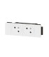 Mosaic link double Prise 2P+T surface 4m blanc clippage direct