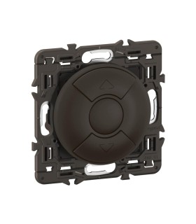 Céliane Interrupteur volets roulants/stores/bannes Noir et support