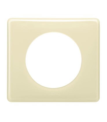 Plaque Céliane Laqué 1 poste finition Ivoire