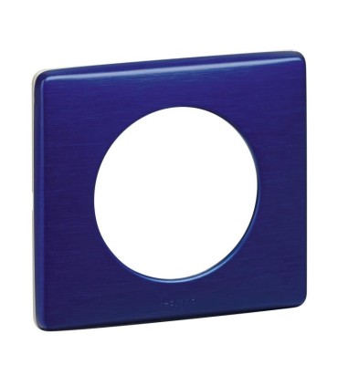 Plaque Céliane Métal 1 poste finition Nuit d'Encre