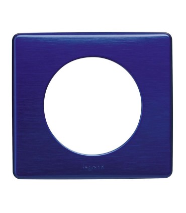 Plaque Céliane Métal 1 poste finition Nuit d'Encre