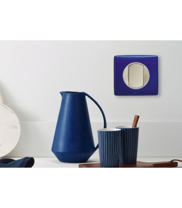 Plaque Céliane Métal 1 poste finition Nuit d'Encre