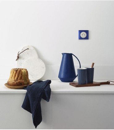 Plaque Céliane Métal 1 poste finition Nuit d'Encre