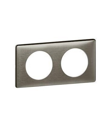 Plaque Céliane Métal Tungstène 2 postes