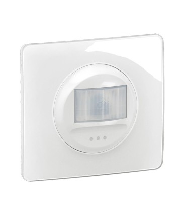 Céliane Détecteur mural sans Neutre avec dérogation 100W LED complet Blanc