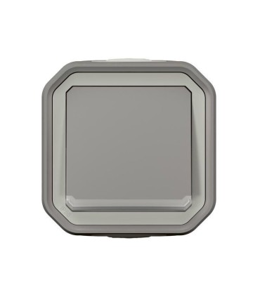 Plexo Interrupteur ou va-et-vient lumineux complet saillie - gris