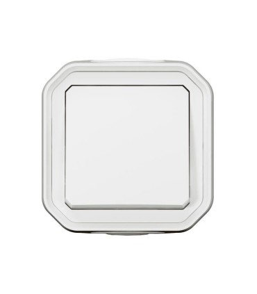 Plexo Interrupteur ou va-et-vient  complet saillie - blanc