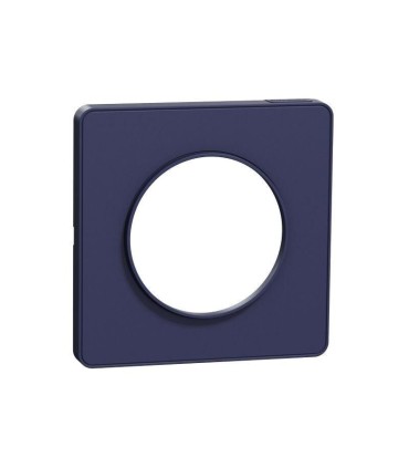 Odace Touch- plaque de finition 1 poste -Bleu Cobalt