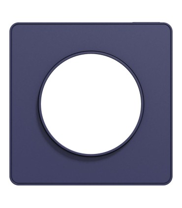 Odace Touch- plaque de finition 1 poste -Bleu Cobalt