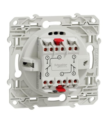 Odace double va-et-vient bleu Cobalt connexion rapide