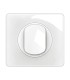 Céliane Interrupteur ou va-et-vient 10A avec plaque Blanc